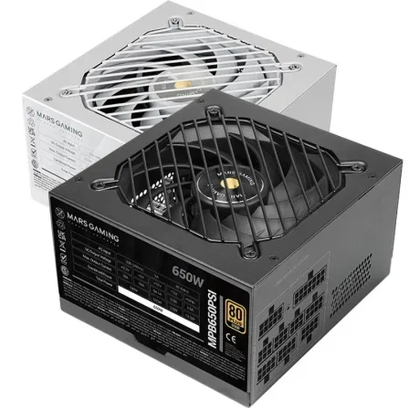 Mars Gaming MPB650PSI 650W 80+ Gold Full Modular ATX 3.1 Mars Gaming MPB650PSI 650W 80+ Gold Full Modular ATX 3.1